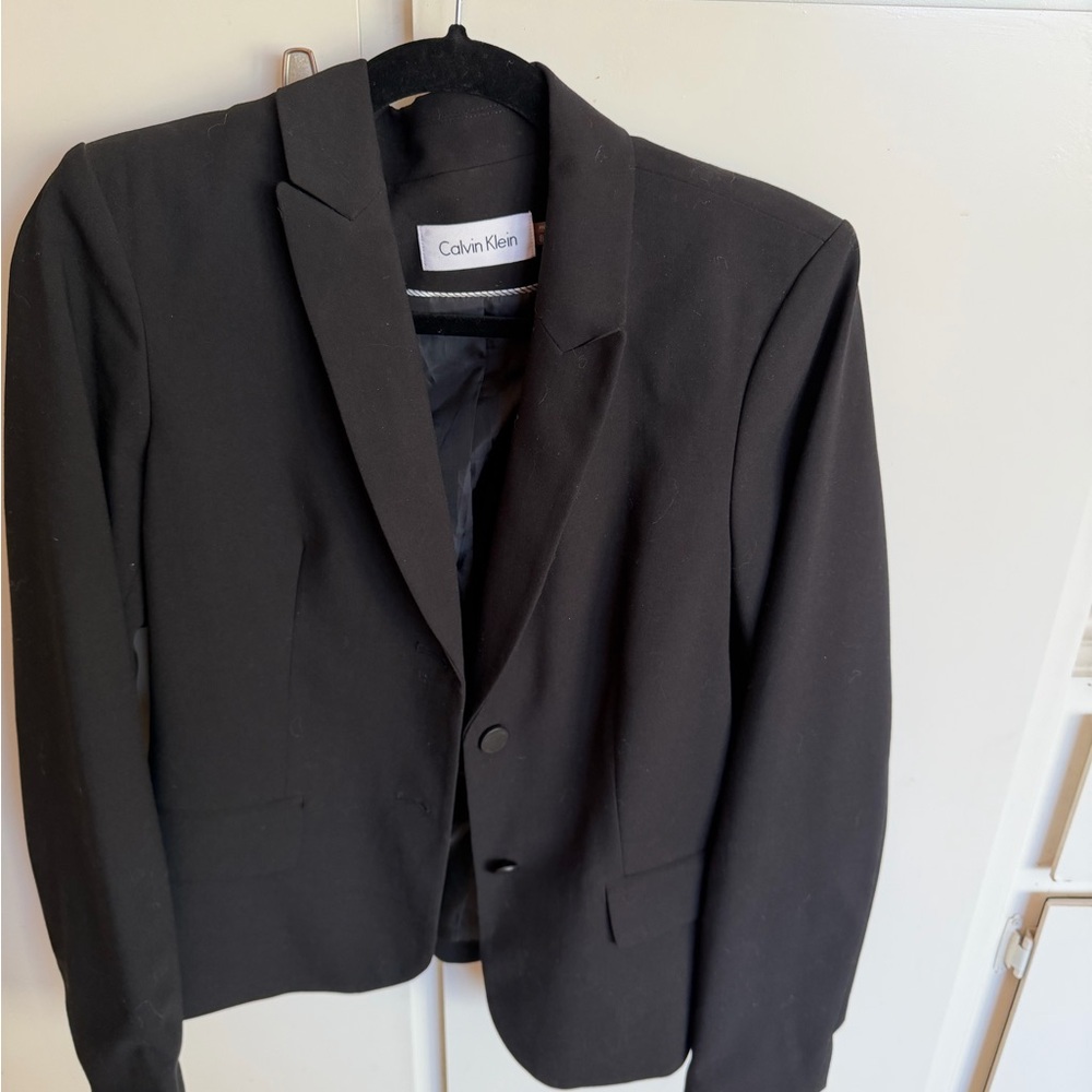 Calvin Klein womens Classic Black Blazer